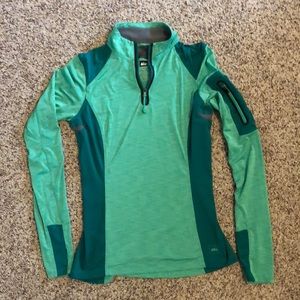 REI quarter zip long sleeve active shirt